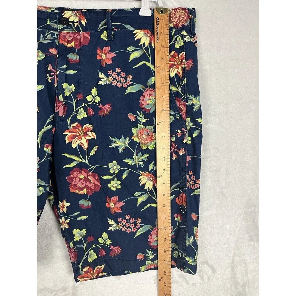 Ralph Lauren Denim Supply Short Men 40 Navy Floral Pocket 10'' Inseam Preppy